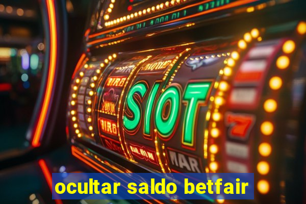 ocultar saldo betfair